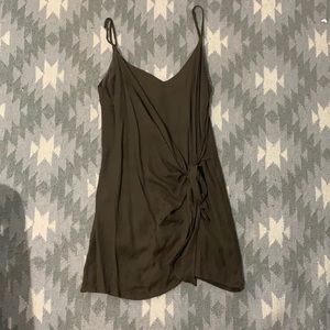 Wild Honey olive green mini dress